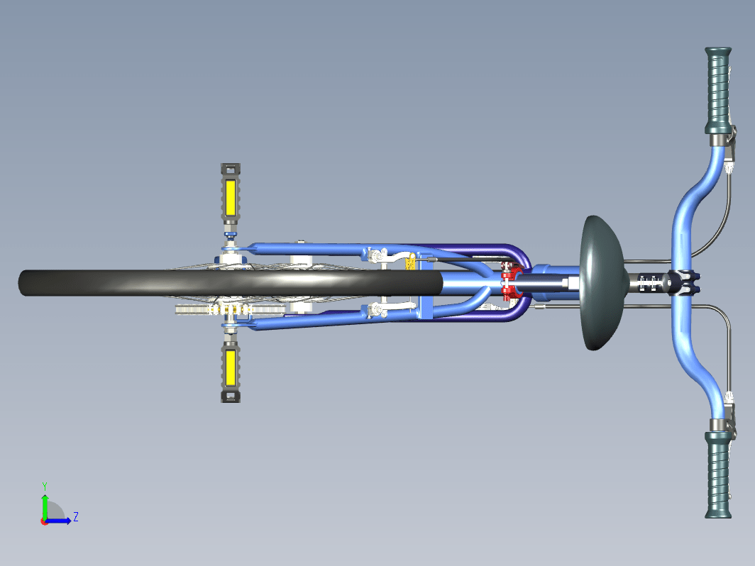 自行车3D数模图纸+STP格式