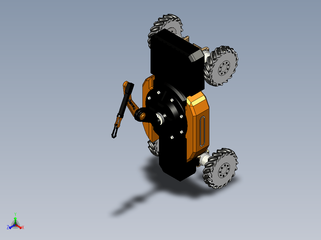 麦克纳姆轮底盘机械臂