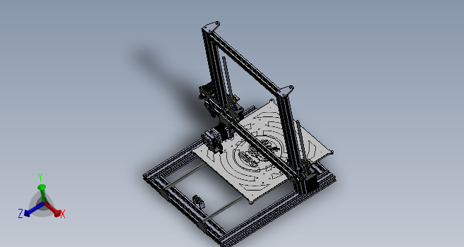 F0031-3d打印机模型图