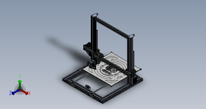 F0031-3d打印机模型图