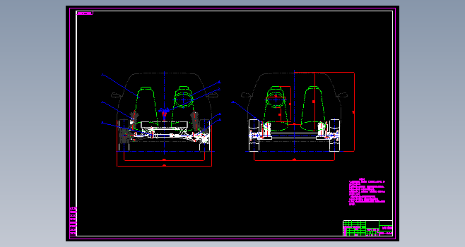 HG7164乘用车总体设计CAD+说明