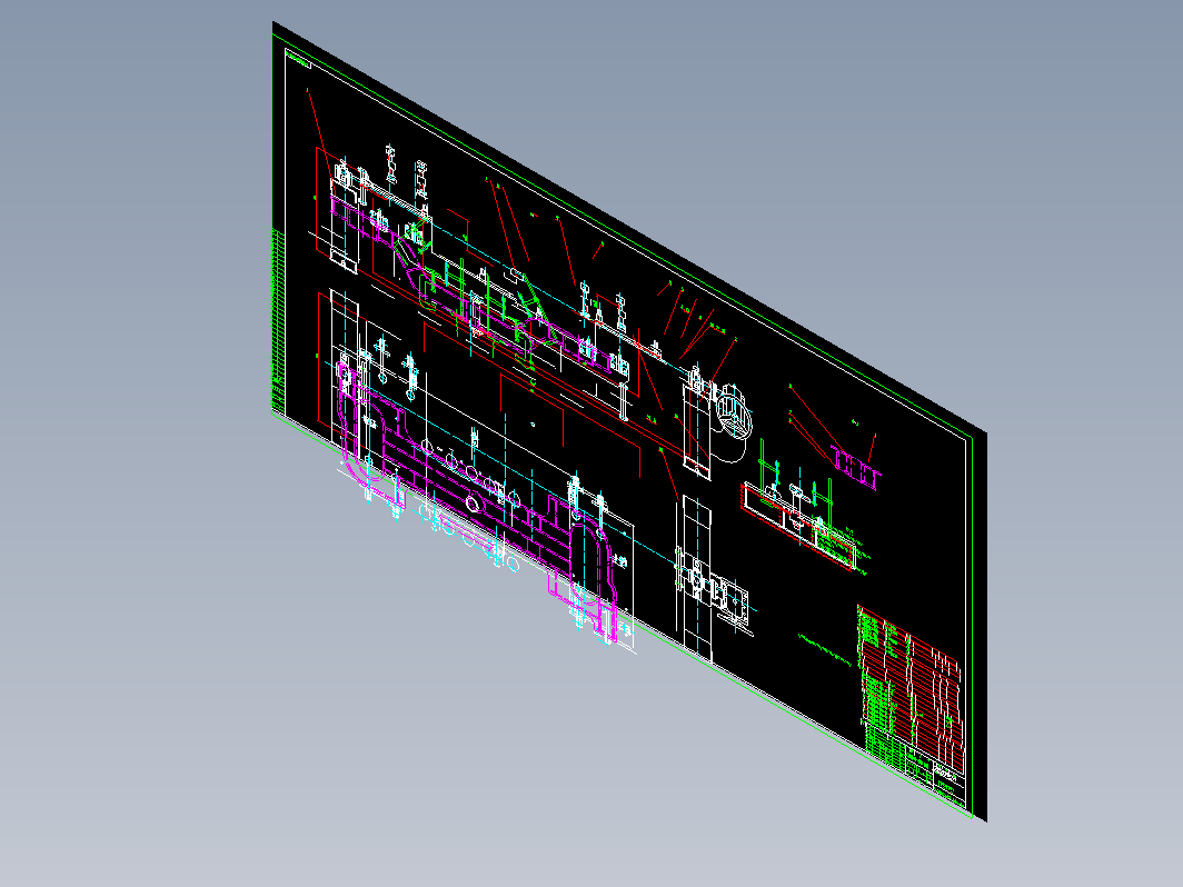 摇枕组焊翻转夹具