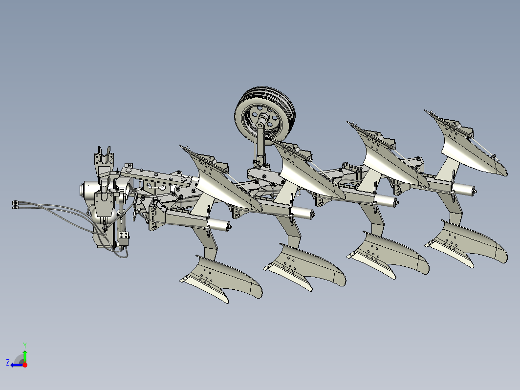 犁头3D图纸农业机械