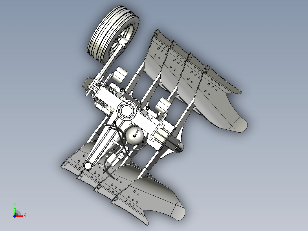 犁头3D图纸农业机械