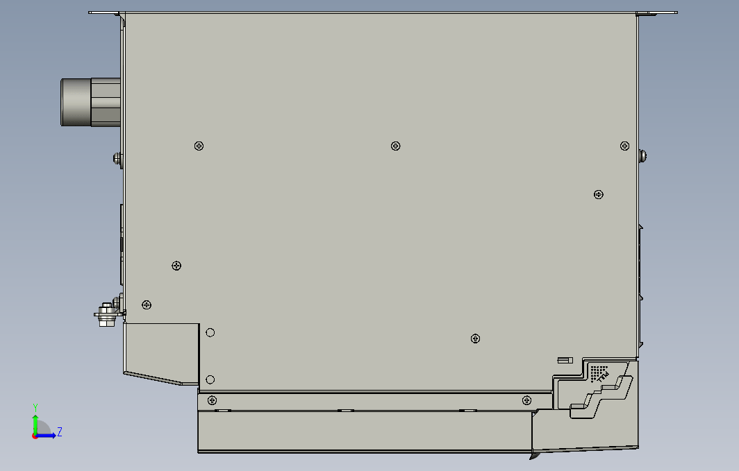 高性能多机传动驱动器STEP_B00(MD810-50M4TD18.5G300W+整机外形图)