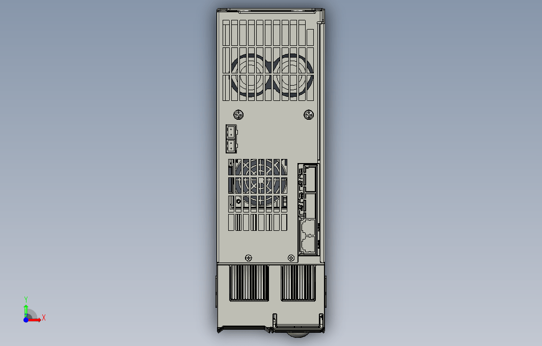 高性能多机传动驱动器STEP_B00(MD810-50M4TD18.5G300W+整机外形图)