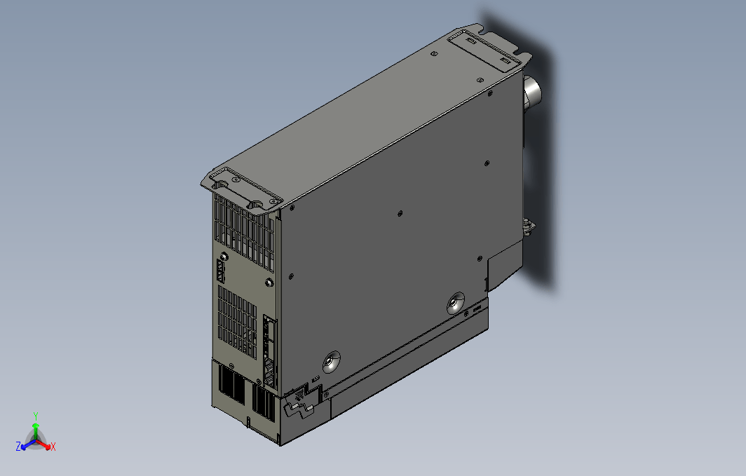 高性能多机传动驱动器STEP_B00(MD810-50M4TD18.5G300W+整机外形图)