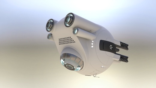 Oblivion Drone科幻飞行器造型缩略图