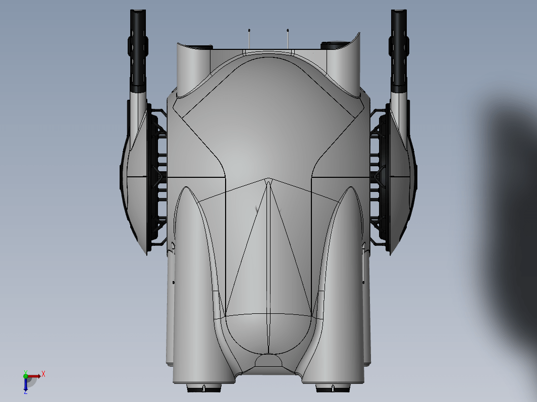 Oblivion Drone科幻飞行器造型