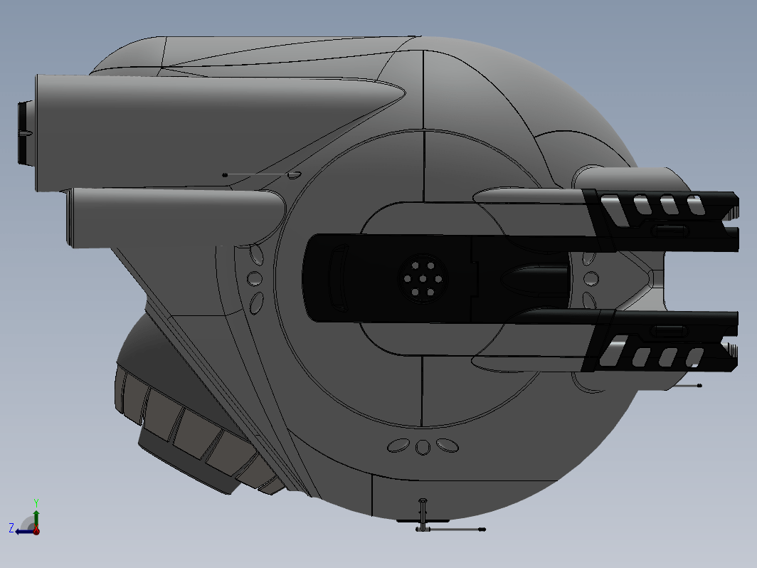 Oblivion Drone科幻飞行器造型