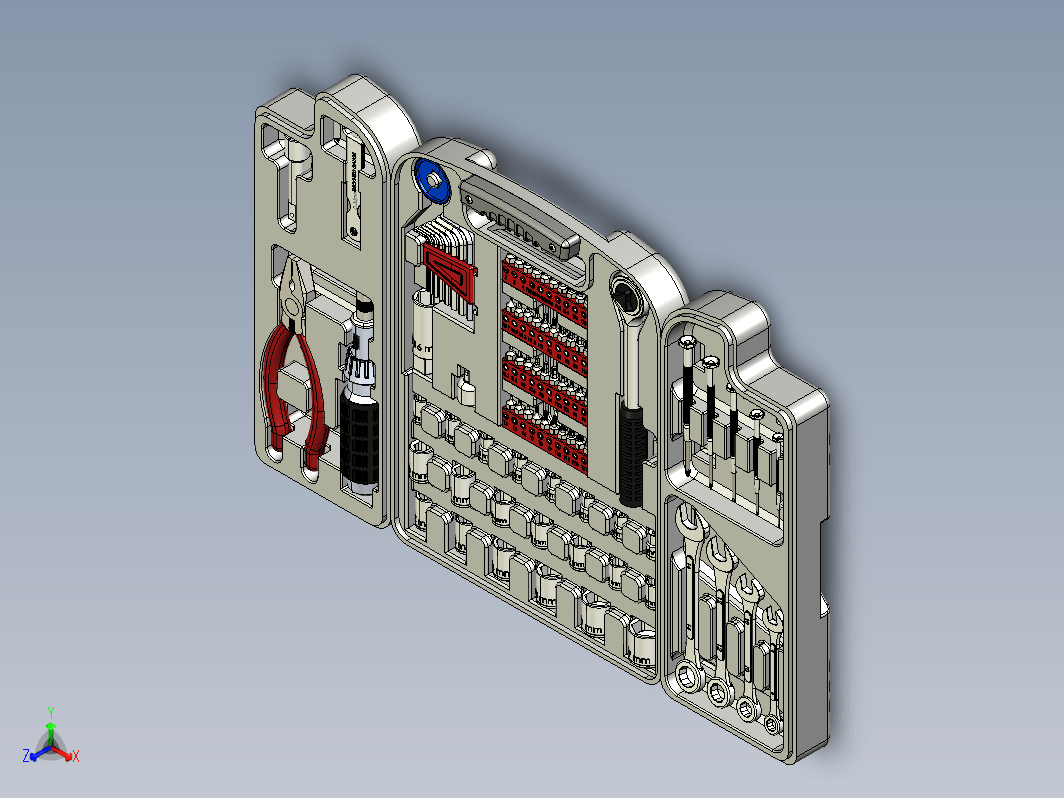 Ensamblaje caja常用工具箱