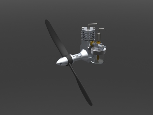 柴油航空发动机 ML Midge 0.8cc缩略图