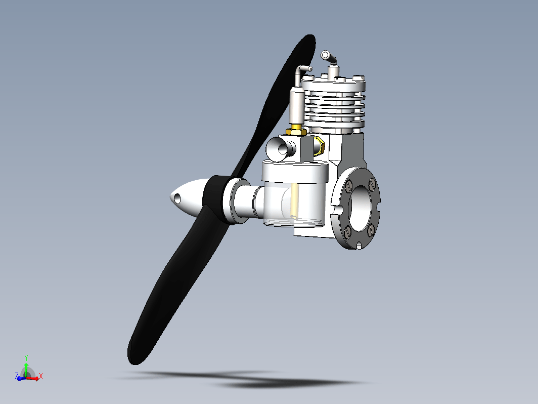 柴油航空发动机 ML Midge 0.8cc