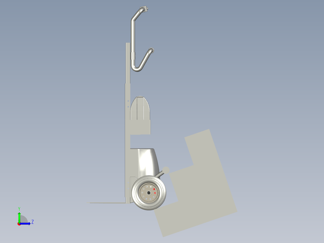 爬楼机设计三维ProE5.0带参+CAD+说明书