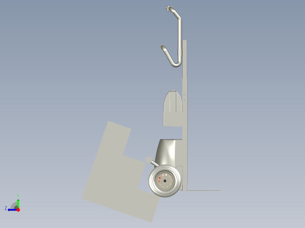 爬楼机设计三维ProE5.0带参+CAD+说明书