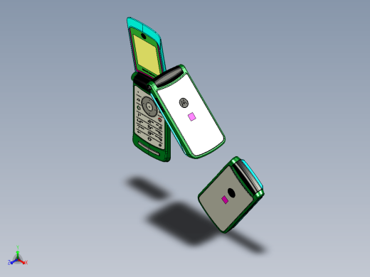 摩托罗拉RAZR2 V8翻盖手机缩略图