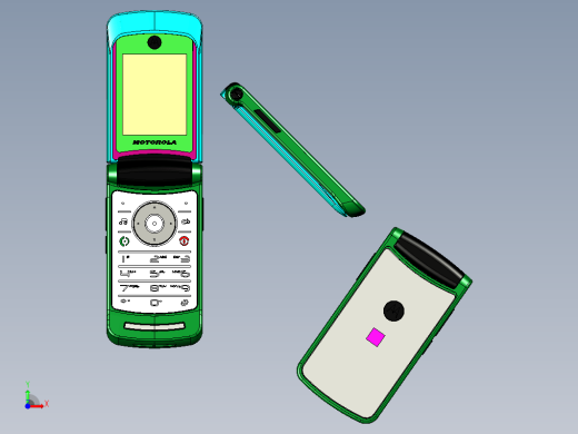 摩托罗拉RAZR2 V8翻盖手机缩略图