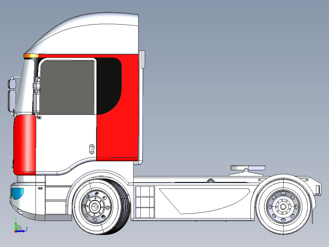 truck-232货车头卡车头