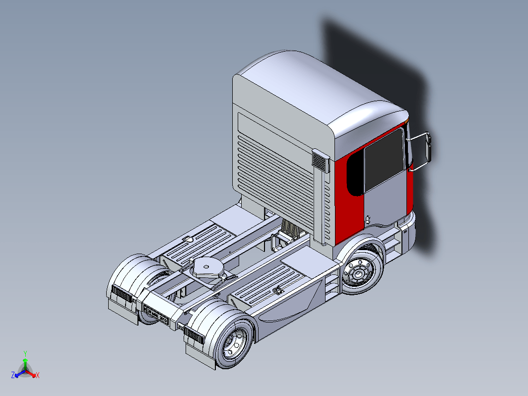 truck-232货车头卡车头