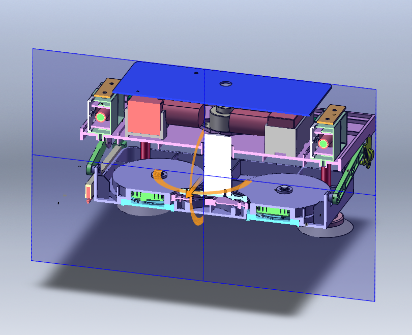 玻璃幕墙清洗机器人系统设计三维SW2021带参+CAD+说明书