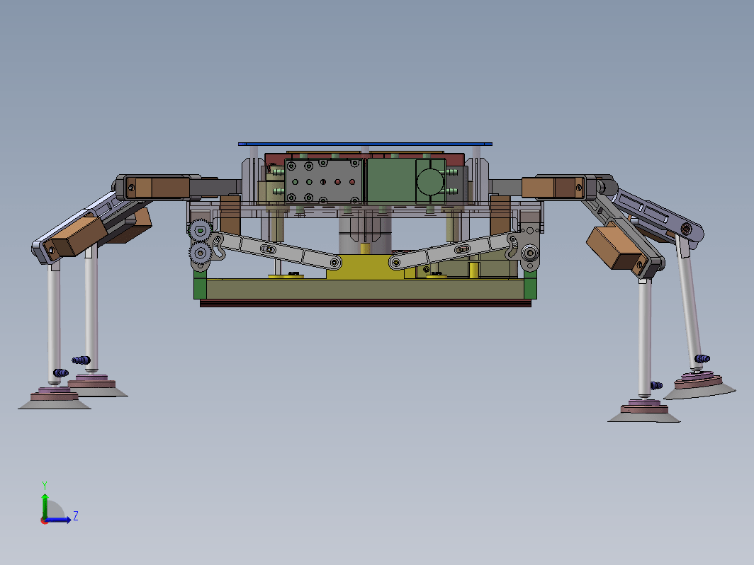 玻璃幕墙清洗机器人系统设计三维SW2021带参+CAD+说明书