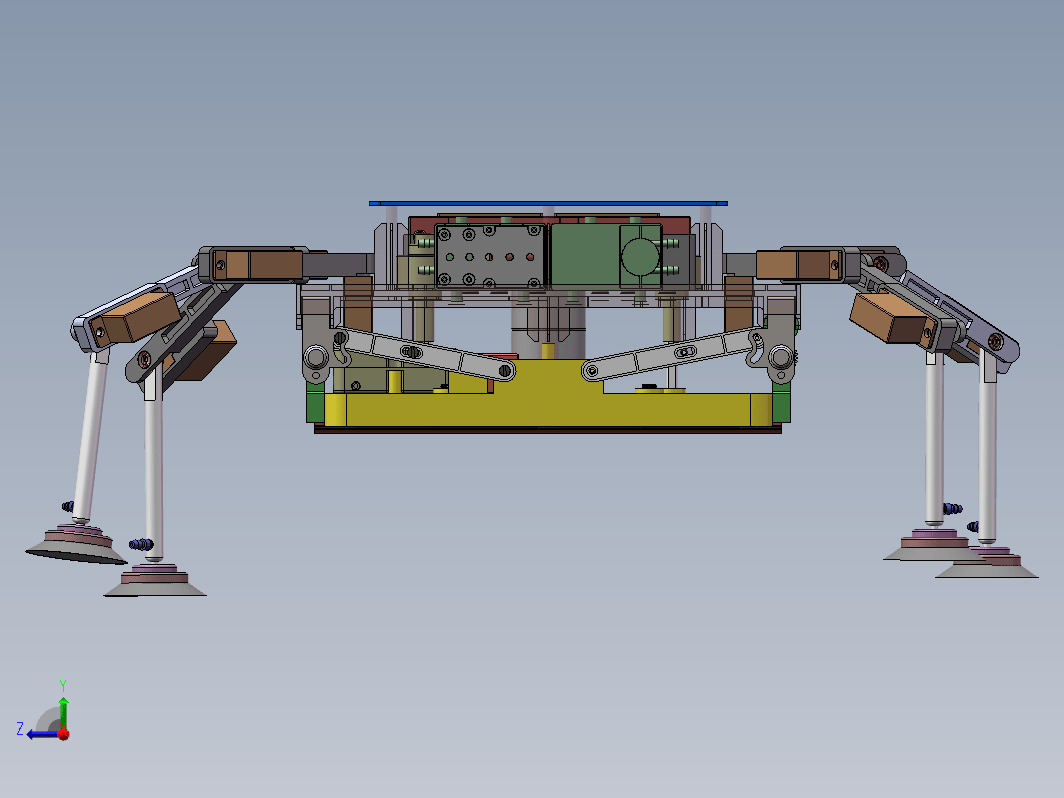 玻璃幕墙清洗机器人系统设计三维SW2021带参+CAD+说明书