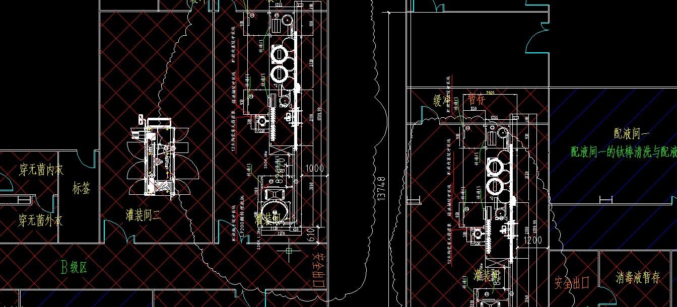 高速滴眼剂灌装生产线技术图纸+CAD+说明书