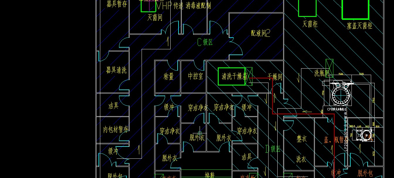 高速滴眼剂灌装生产线技术图纸+CAD+说明书