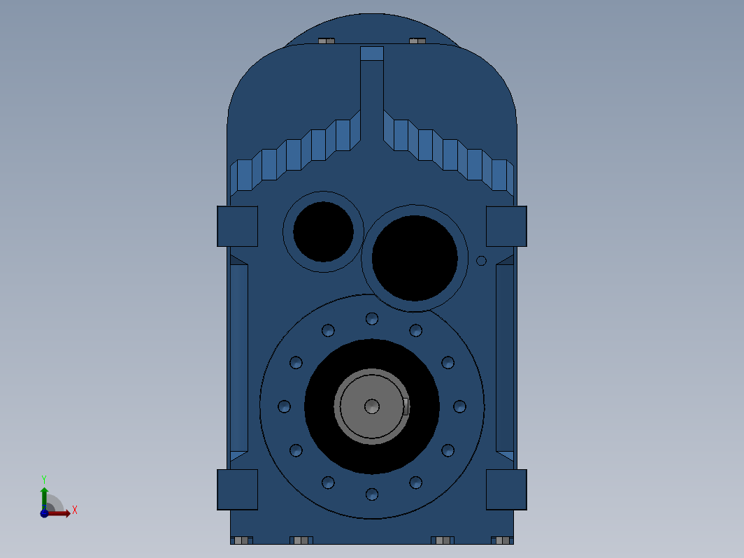 F-AD轴输入型平行轴-斜齿轮减速电机[F127-AD7-12.54-M3]