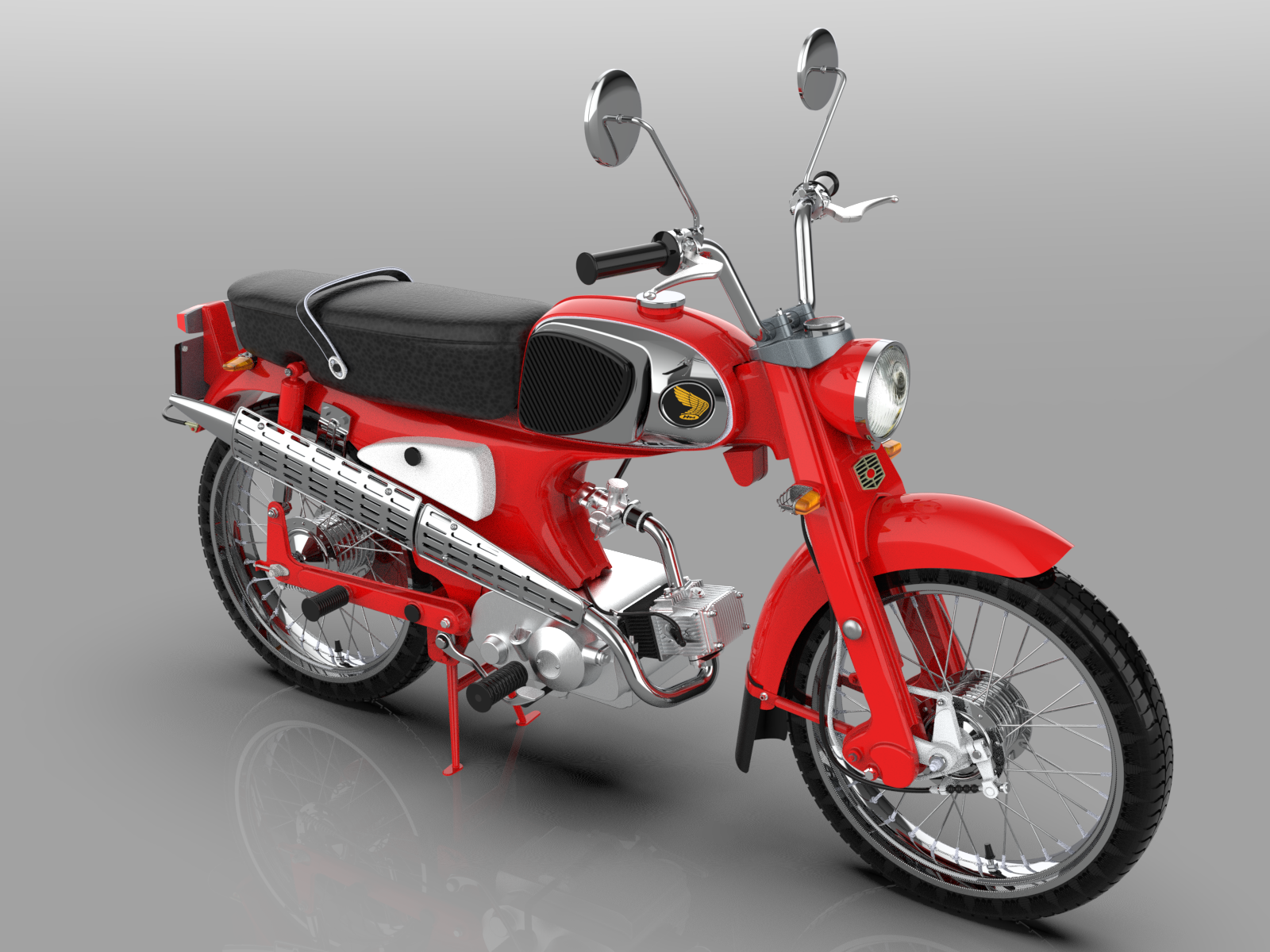 摩托车 The Honda 50cc