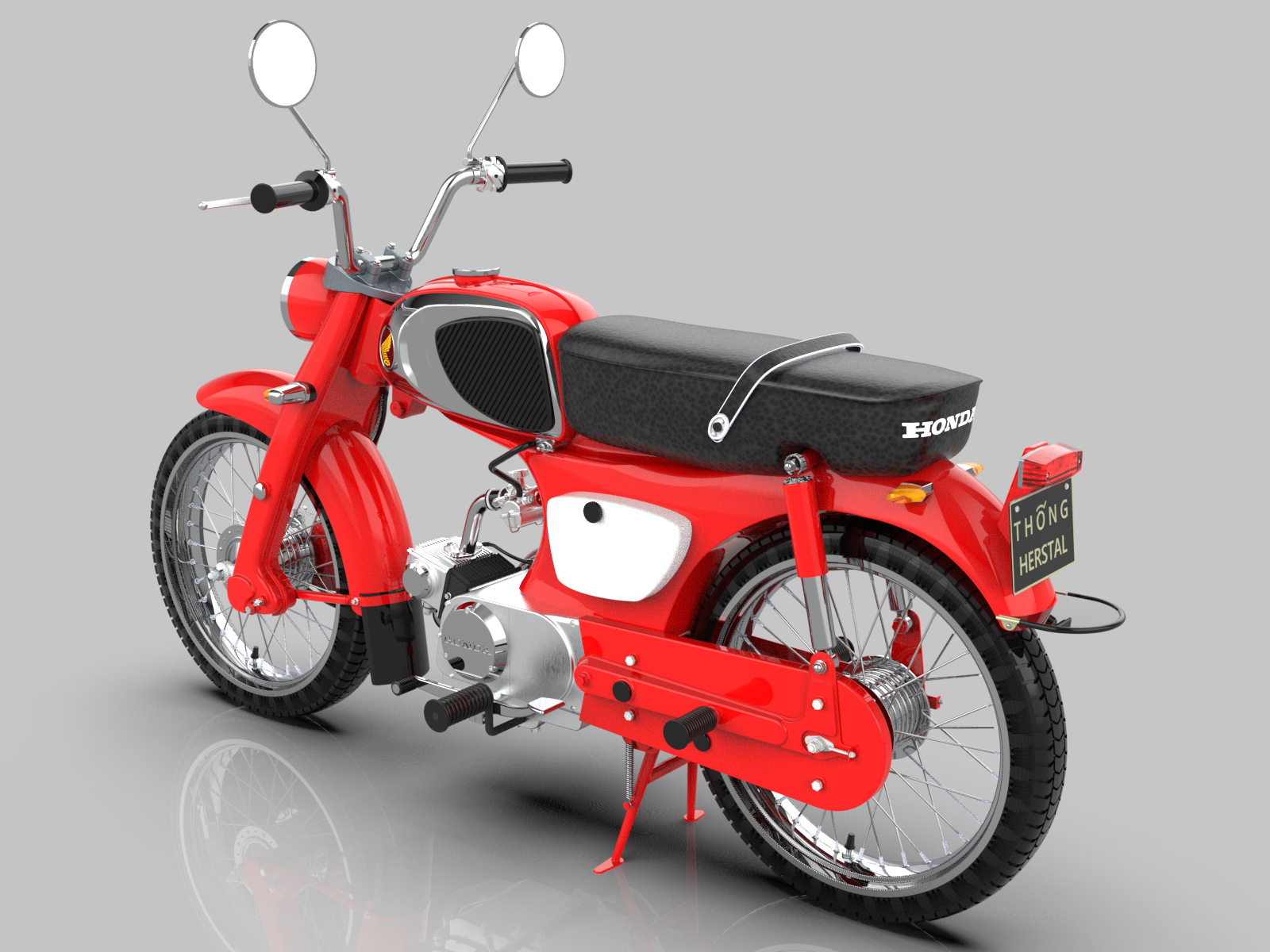 摩托车 The Honda 50cc