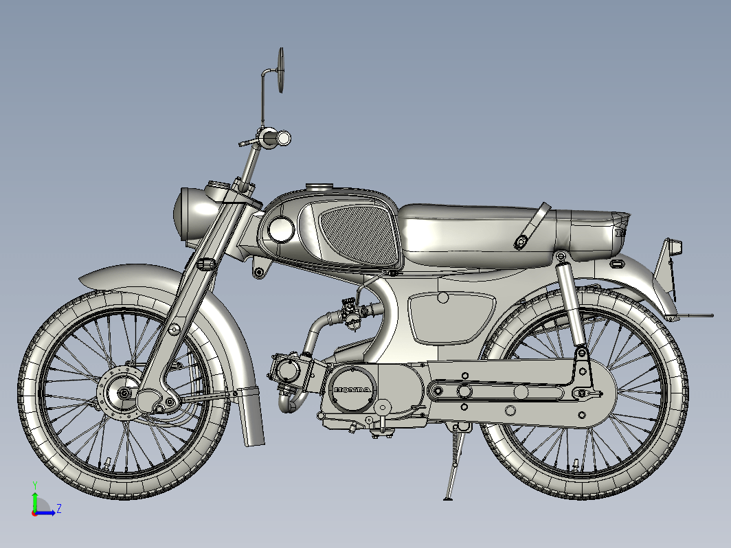 摩托车 The Honda 50cc