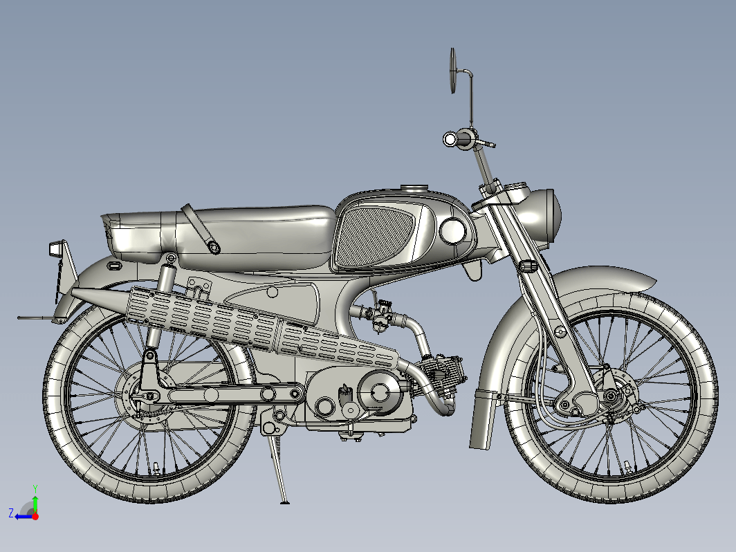 摩托车 The Honda 50cc