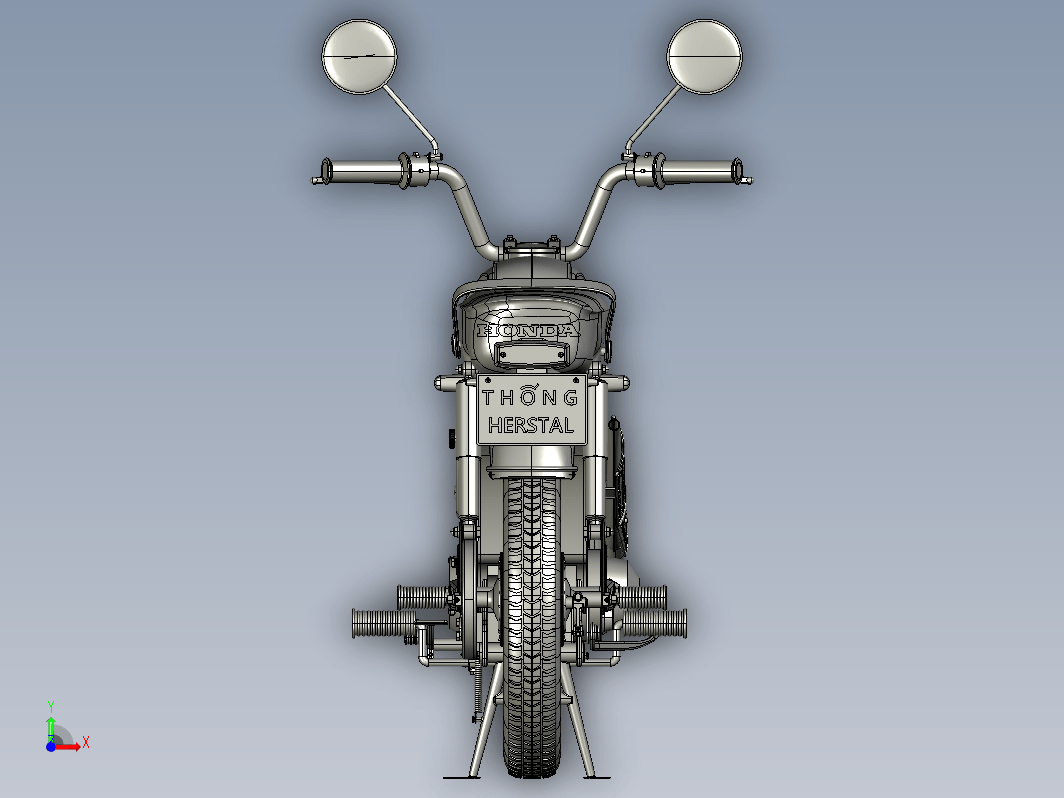 摩托车 The Honda 50cc