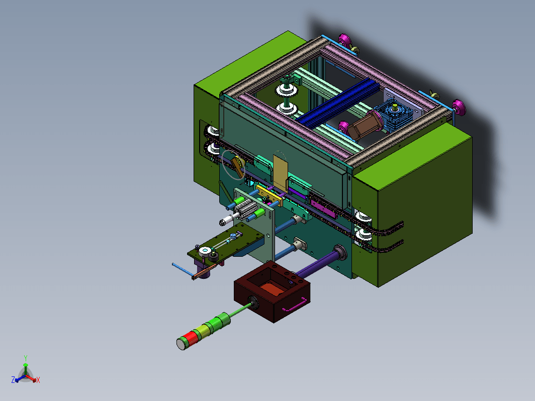 口罩机耳带半自动焊接机（焊带机）3D+工程图