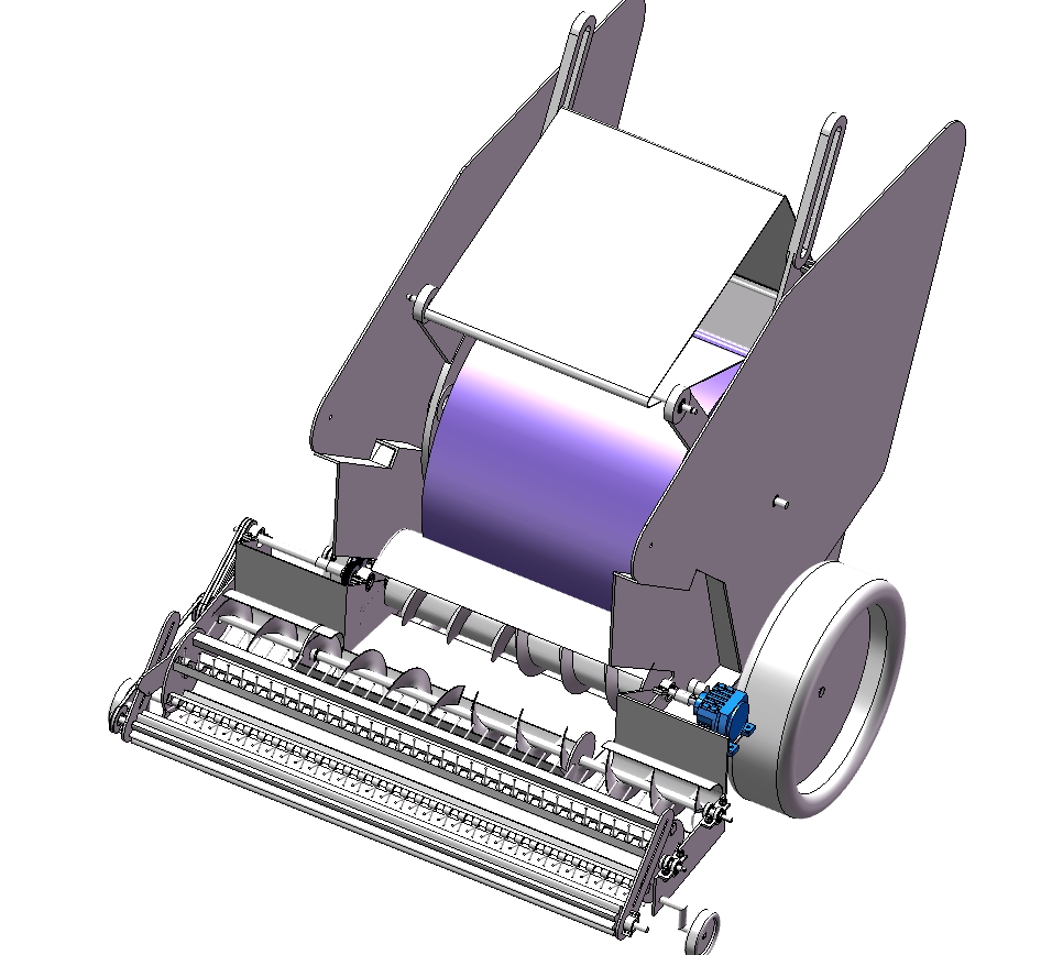 玉米秸秆打捆机设计秸秆回收机设计三维SW2020带参+CAD+说明书