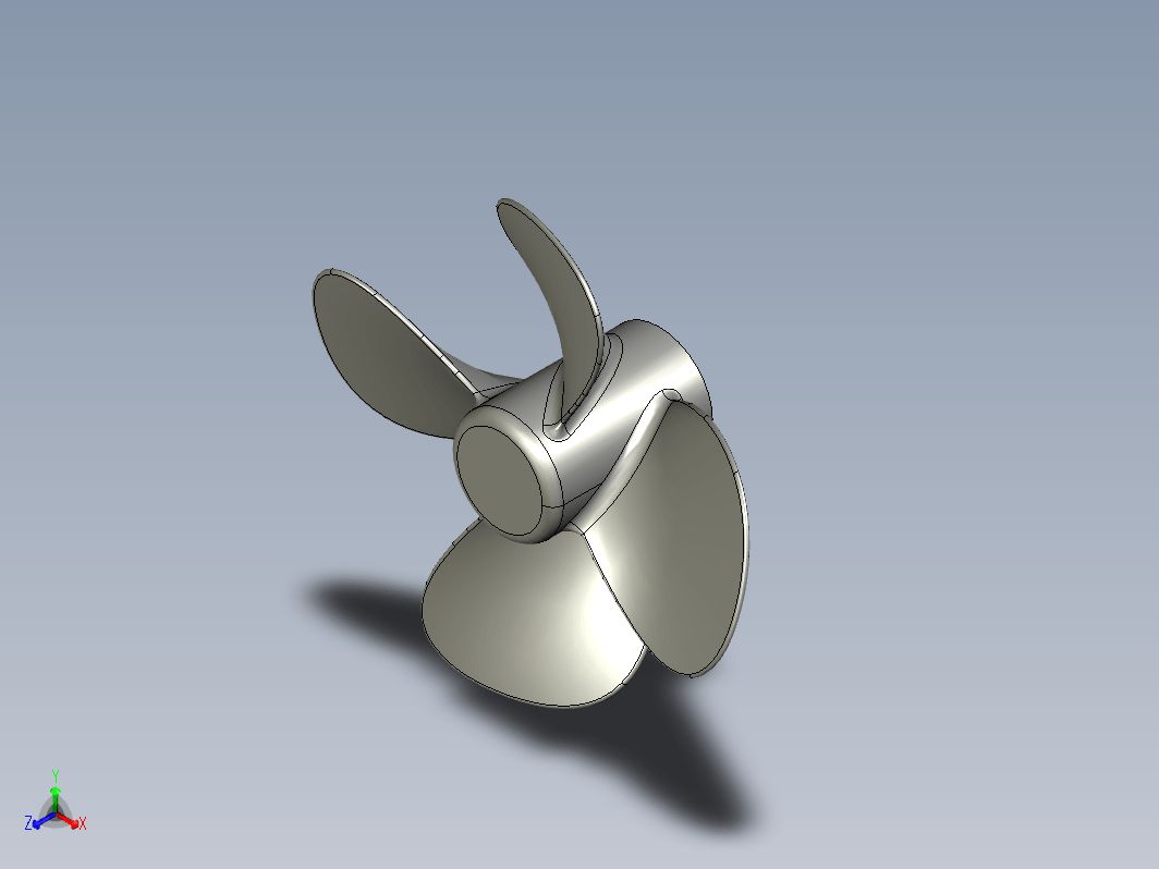 小型 4 叶螺旋桨