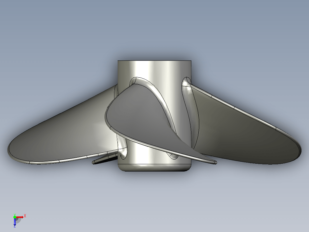 小型 4 叶螺旋桨