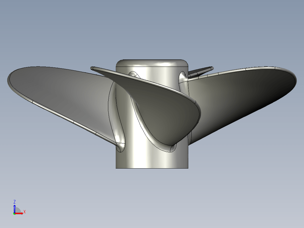 小型 4 叶螺旋桨