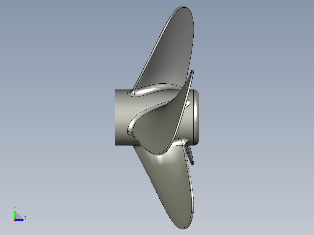 小型 4 叶螺旋桨