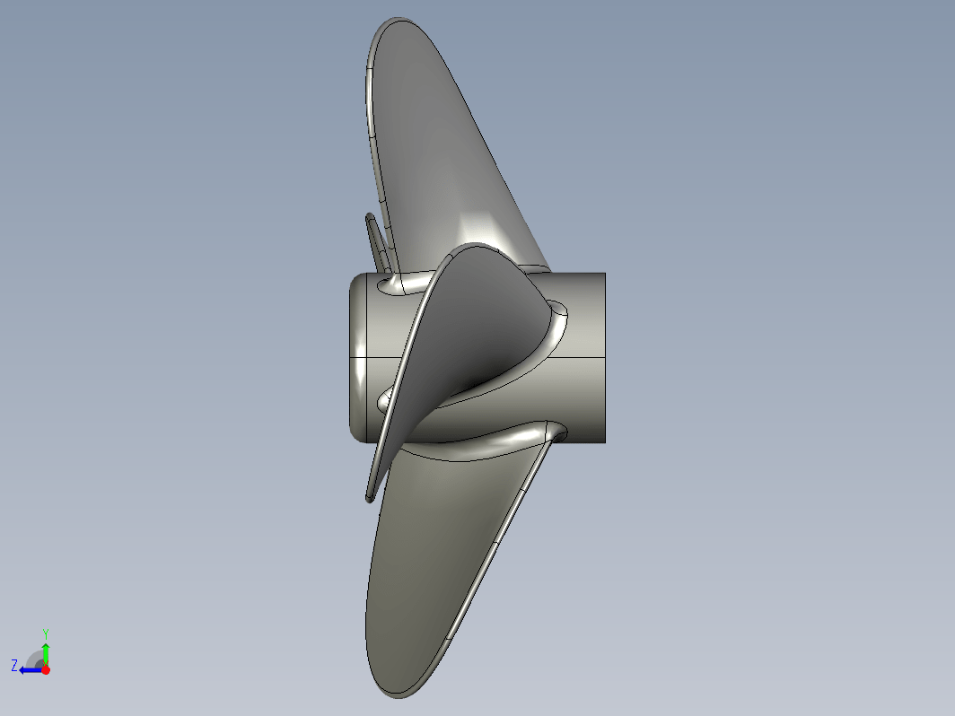 小型 4 叶螺旋桨