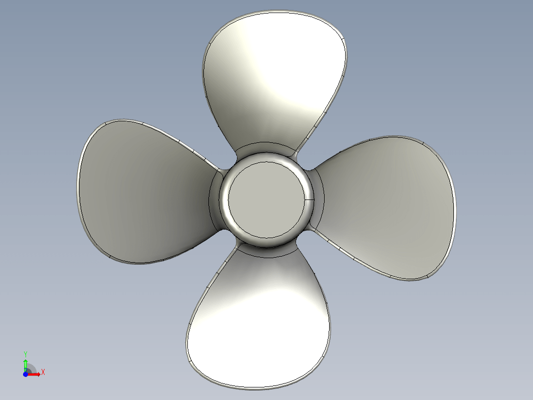 小型 4 叶螺旋桨