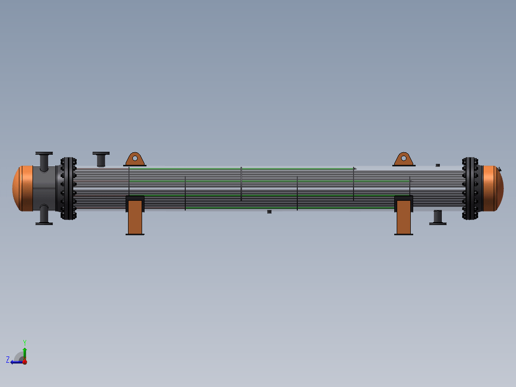 管壳式换热器模型