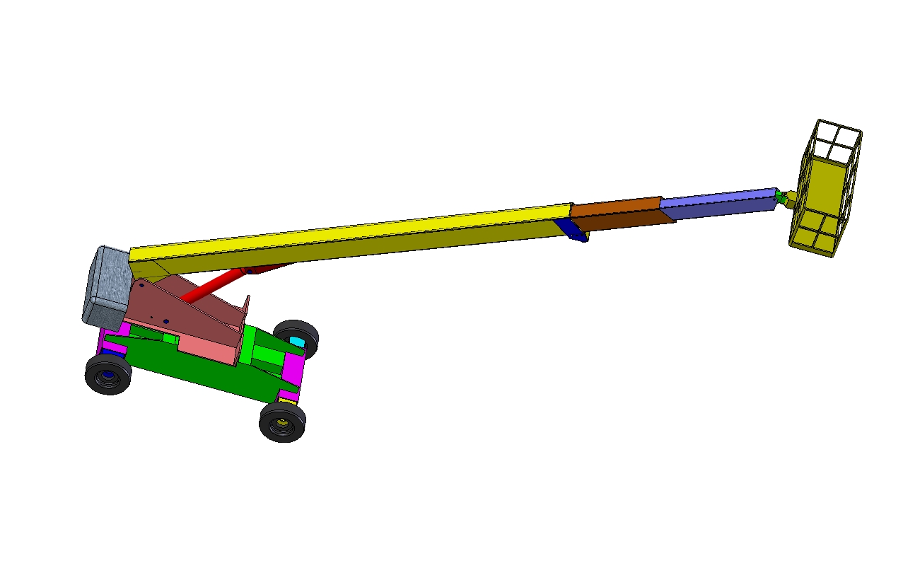 GKC25A自行式高空作业车三维SW2012带参