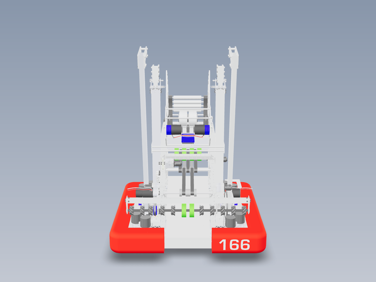 比赛机器人车 Team 166 2022 Robot Valkyrie