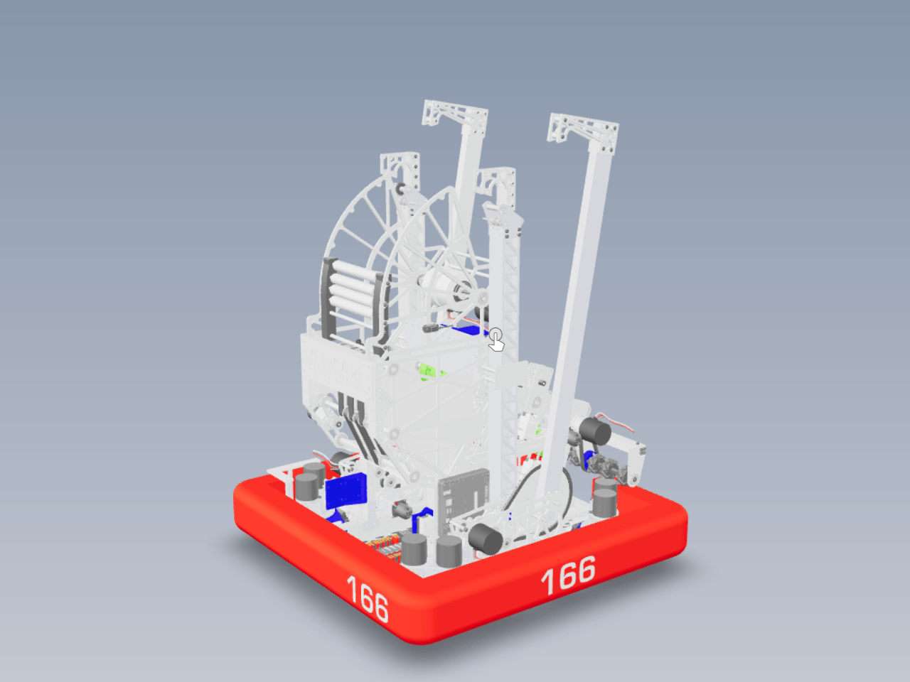 比赛机器人车 Team 166 2022 Robot Valkyrie