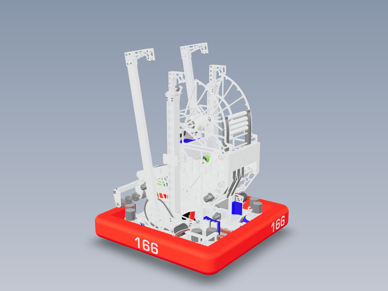 比赛机器人车 Team 166 2022 Robot Valkyrie