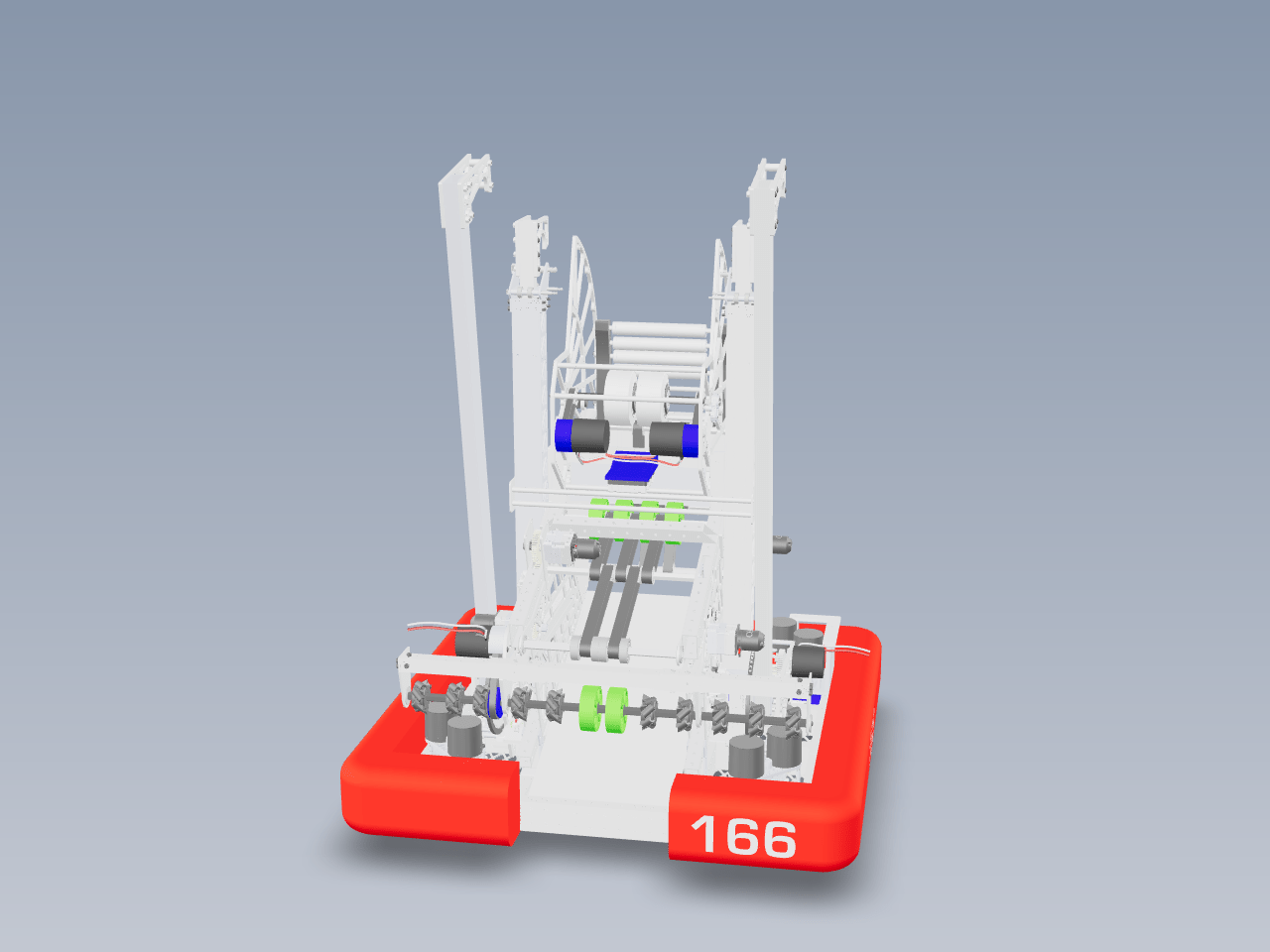 比赛机器人车 Team 166 2022 Robot Valkyrie