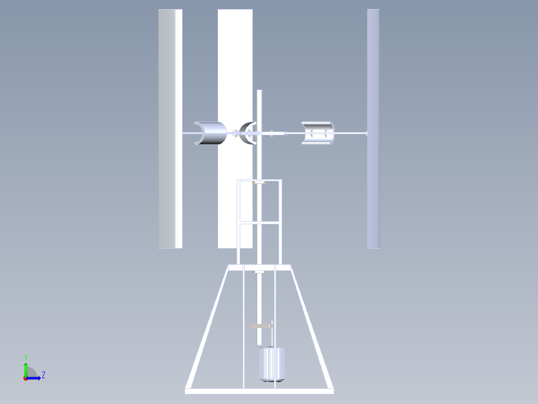 NACA0018翼型垂直轴风力机