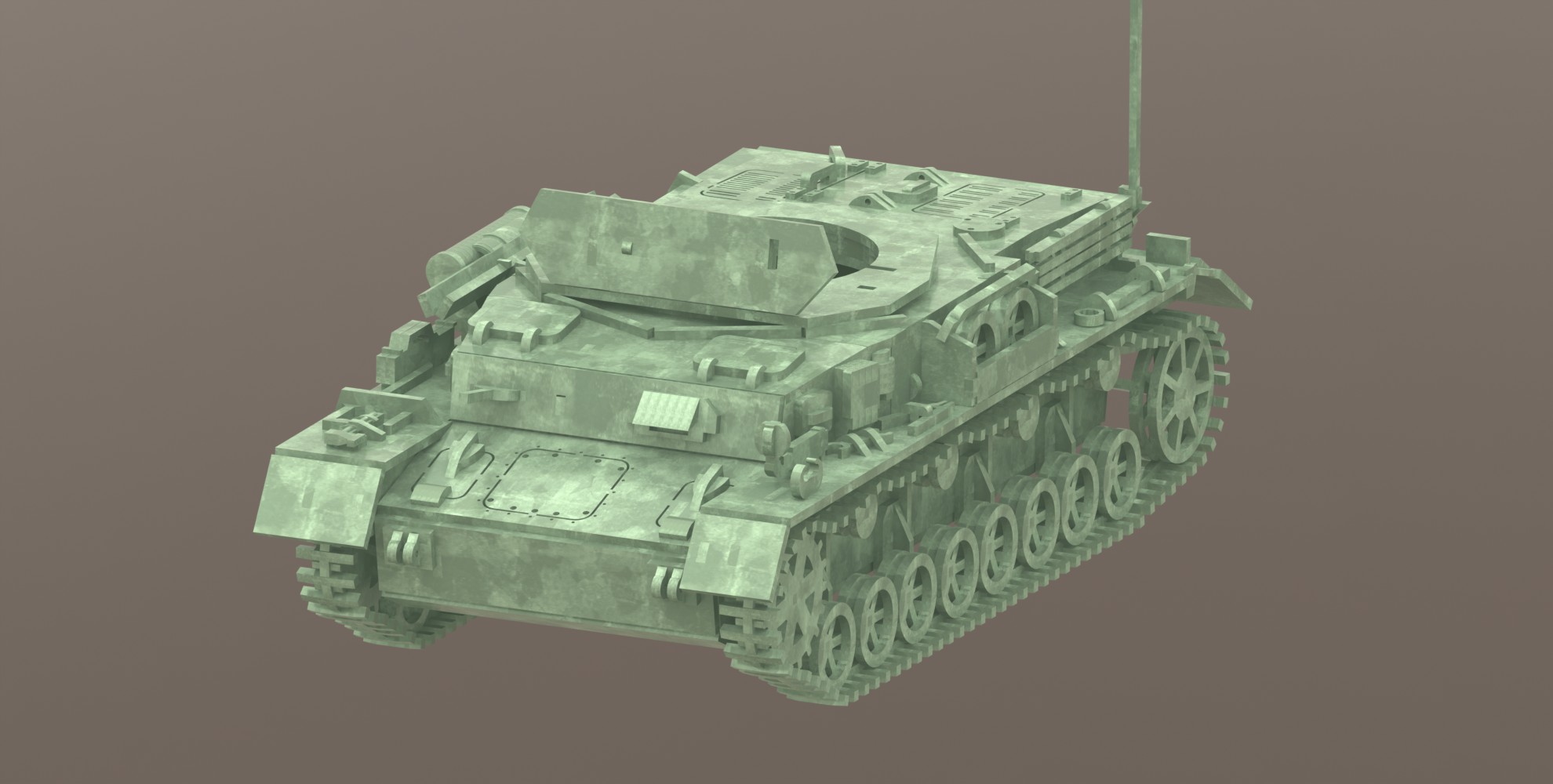 Panzerkampfwagen IV德军坦克模型